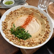 Hummus With Roasted Pine Nuts