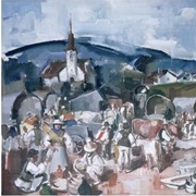 Fair in Transylvania (Vilmos Aba-Novák)