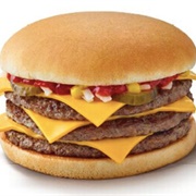 Triple Cheeseburger