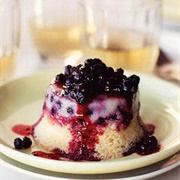 Huckleberry Bread Pudding