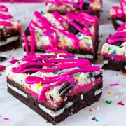 Birthday Cake Oreo Fudge Brownies