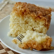 Pineapple Coconut Coffee Cake
