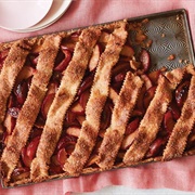 Almond Browned Butter Plum Pie