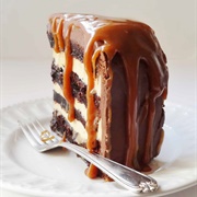 Salted Caramel Chocolate Fudge Cake