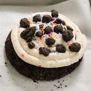 Crumbl Cookies Birthday Cake Featuring Oreo Cookies