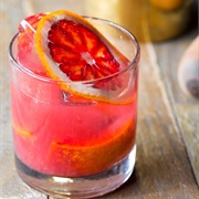 Blood Orange Caipirinha