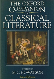 The Oxford Companion to Classical Literature (Howatson, M.C.)