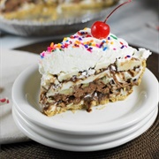 Frozen 7-Layer Banana Split Pie