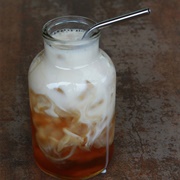 Iced Tea With Coconut Milk