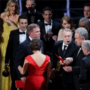 February 26, 2017: "La La Land" Mistakenly Announced as Best Picture Winner