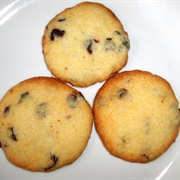 Vegan Cranberry Cookies With Orange Peel and Lemon Juice