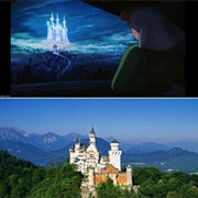 King&#39;s Castle in Cinderella / Neuschwanstein Castle in Bavaria, Germany