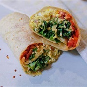 Egg and Italian Seasoning Wrap