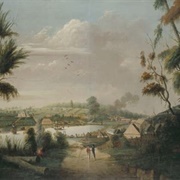 A Direct North General View of Sydney Cove (Thomas Watling)