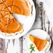 Brown Sugar Roasted Caramelized Carrot Pie