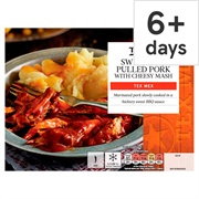 BBQ Pulled Pork With Cheesy Mash