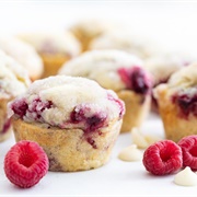 Raspberry & White Chocolate Muffin
