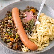 Linsen Mit Spätzle