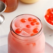Pomegranate Bubble Tea