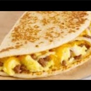 Taco Bell Breakfast Sausage Flatbread