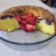 Blueberry Lemonade Bundt Cake