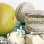 Blue Cheese & Pear Macaron