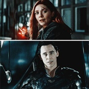 Scarletfrost - Wanda Maximoff and Loki