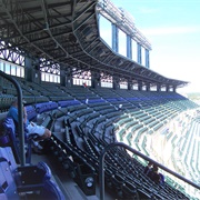 Sat in the Purple "Mile High" Row of Seats at Coors Field, Denver