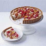 Frozen Raspberry Honeycomb Pie