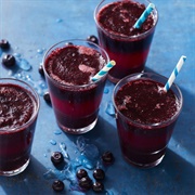 Blueberry Lemonade Slushie