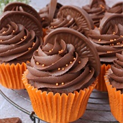 Orange Velvet Cupcake