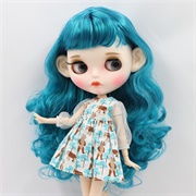 Doll Blue Hair