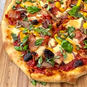Steak Pizza