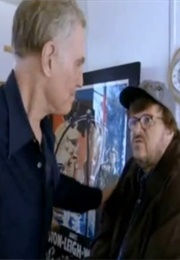 Moore vs. Heston - "Bowling for Columbine" (2002)