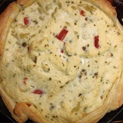 Vegan Puff Pastry Bake With Pasta, Lentils, Bell Pepper and Smoked Tofu