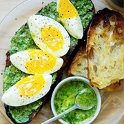 Egg and Green Sauce