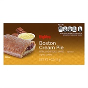 Hy-Vee Lightly Glazed Boston Creme Pie