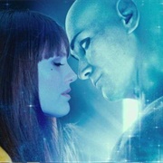 Doctor Manhattan and Silk Spectre II in 'Watchmen'