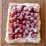 Rustic Raspberry Lemon Cheesecake Tart