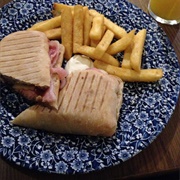Wiltshire Ham and Cheddar Cheese Panini