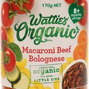 Macaroni Beef Bolognese Baby Food