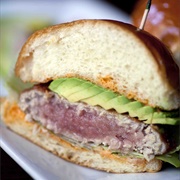 Ahi Cheeseburger