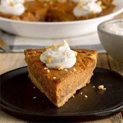 Walnut Date Pumpkin Pie