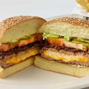 Stuffed Cheddar Burger