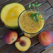 Mango and Peach Smoothie
