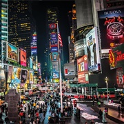 Times Square & Rockefeller Centre, New York, USA