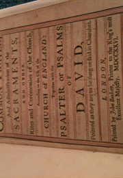 Book of Common Prayer (Baskett, 1726) (Church of England)