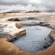 Námafjall Geothermal Area, Lake Mývatn, Iceland