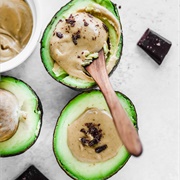 Peanut Butter Chocolate Stuffed Avocado