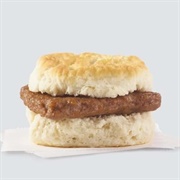 Wendy's Sausage Biscuit